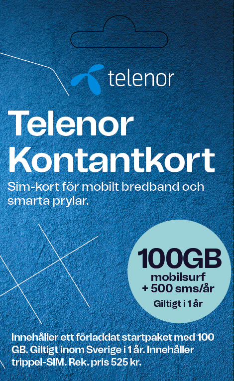 Telenor Prepaid Surf 100GB /1år