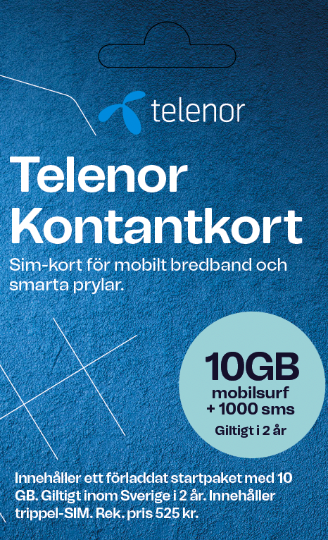 Telenor Prepaid Surf 10GB /2år